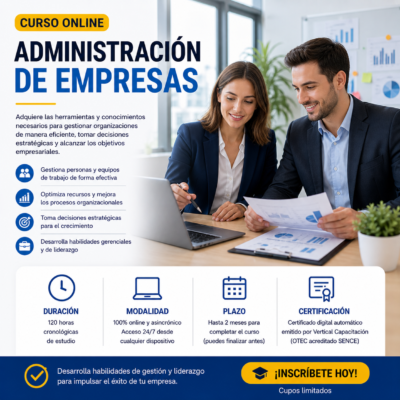 📘 Curso Online: Administración de Empresas