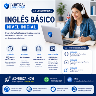 📘 Curso Online: Inglés Básico (Nivel Inicial)