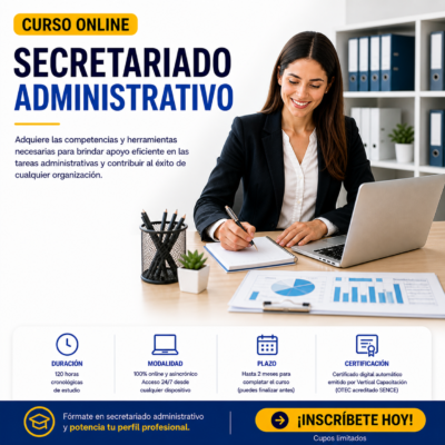 📘 Curso Online: Secretariado Administrativo