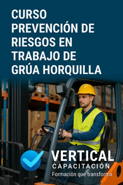CURSO DE PREVENCION DE RIESGOS EN TRABAJO DE GRUA HORQUILLA
