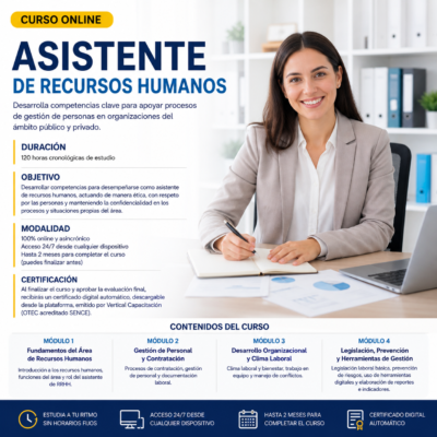 📘 Curso Online: Asistente de Recursos Humanos