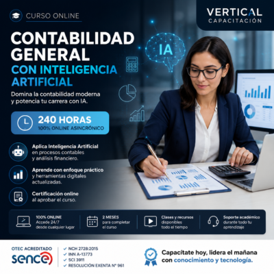 Especialista en Contabilidad General - con Inteligencia Artificial Aplicada - 240hrs.
